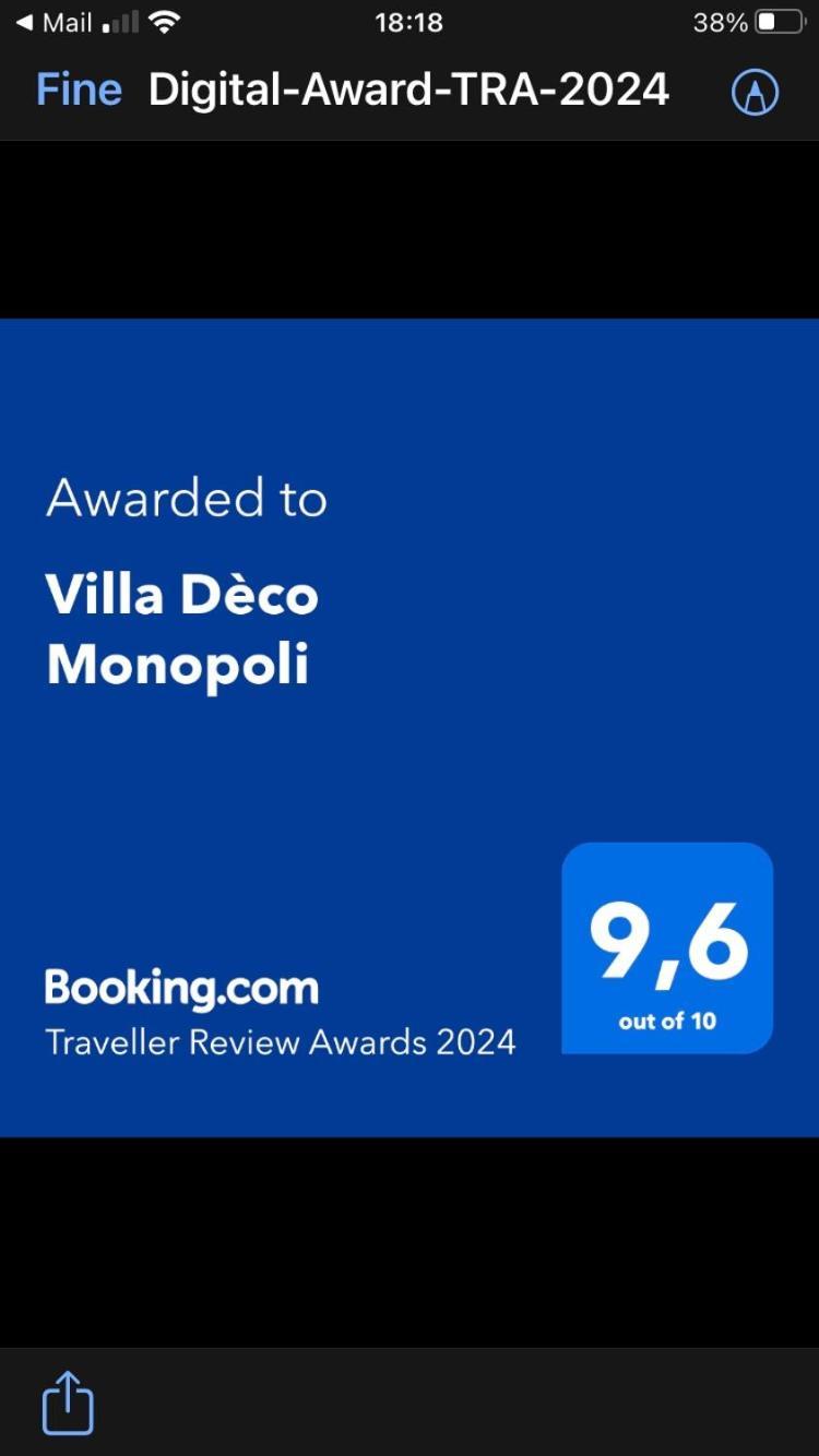 Villa Deco Монополи Экстерьер фото